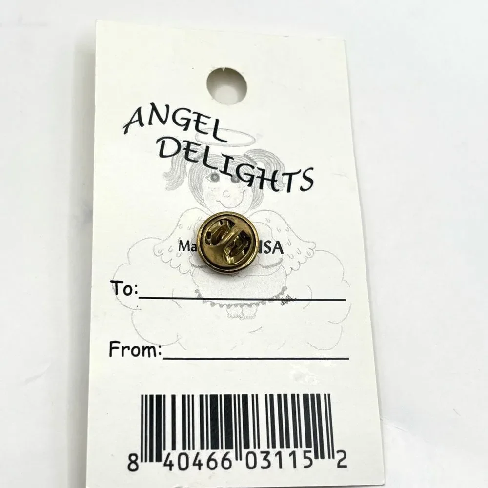 Baby Boy Angel Lapel Pin Blue Angel Brooch with Blue